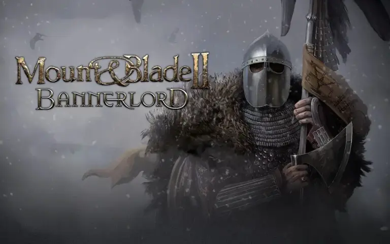 Grupo de infantería ligera enfrentándose a una carga de caballería al atardecer en Mount & Blade II: Bannerlord, en una llanura abierta rodeada de colinas.
